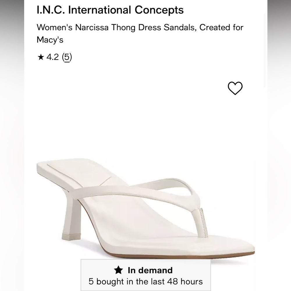 BRAND NEW White Sandals